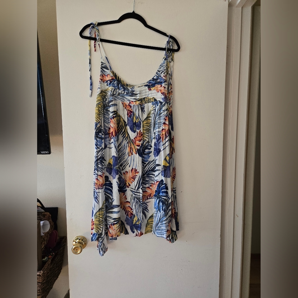 Rip Curl Women’s Tropical Floral Spaghetti Strap Summer Dress